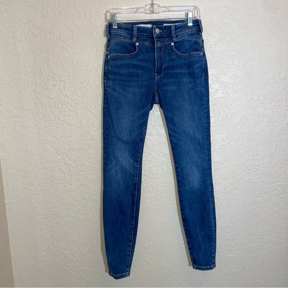 Anthropology Pilcro and the Letterpress high rise skinny jeans